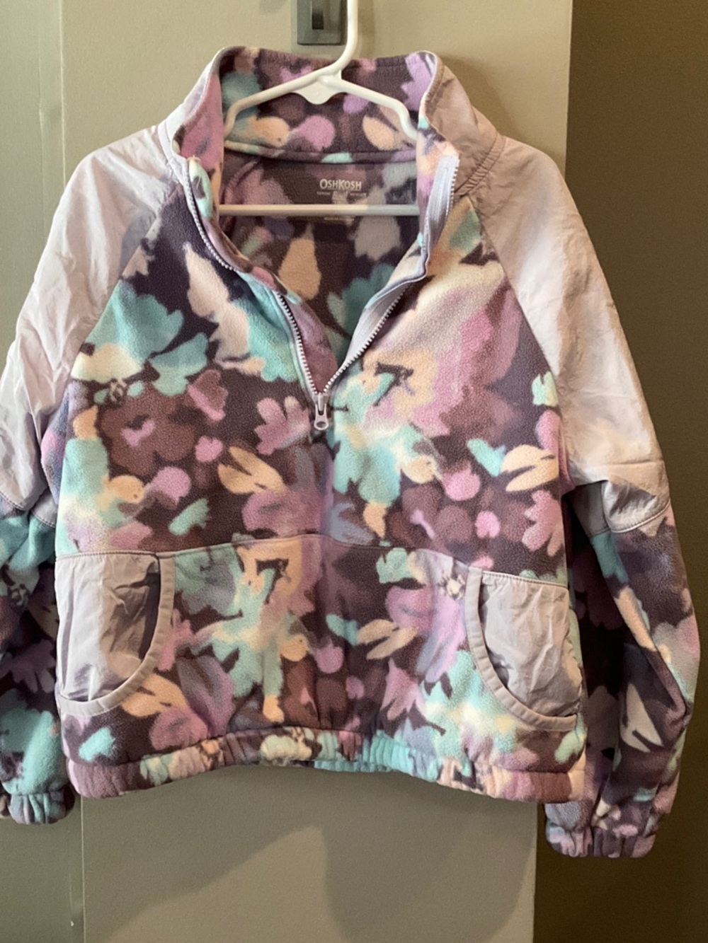 OshKosh B'gosh Lavender, Mint & Purple Fleece Pullover